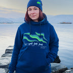 Alta Hundeslede & Nordlys – Unisex Hettegenser