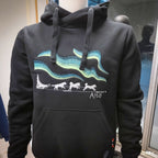 Alta Hundeslede & Nordlys – Unisex Hettegenser