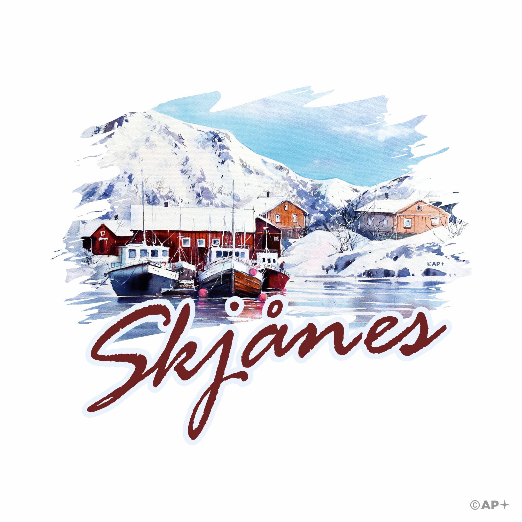 Skjånes – vinter ved havet