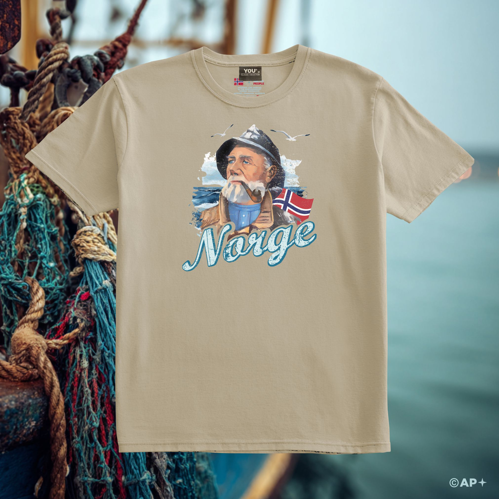 Norway Fisherman T-Shirt – Classic Coastal Souvenir