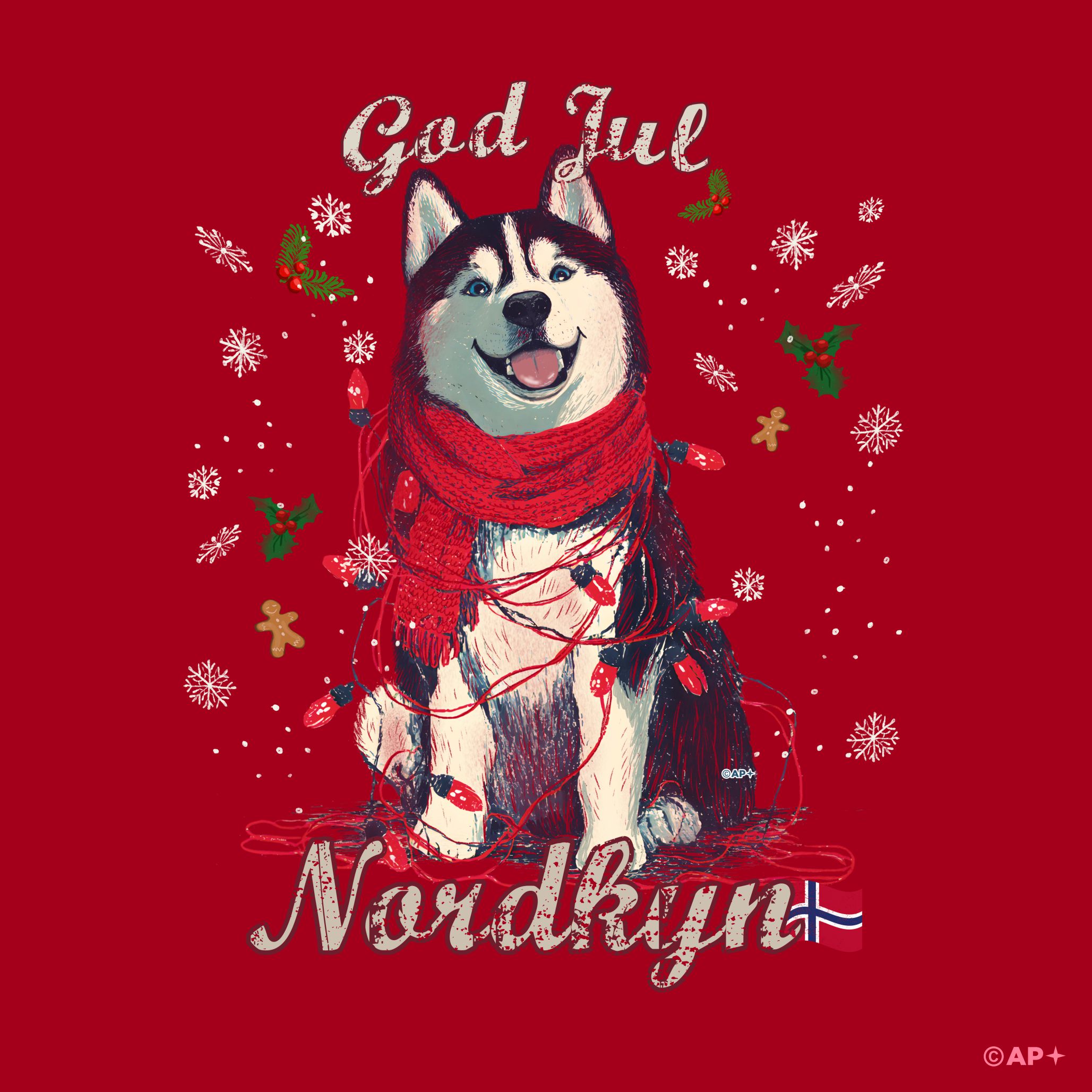 Nordkyn T-Skjorter GodJul-1-new