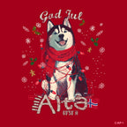 Jule-T-skjorte husky fra Alta