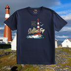 Slettnes Fyr T-skjorte – 71°05'N Nordkyn, Gamvik