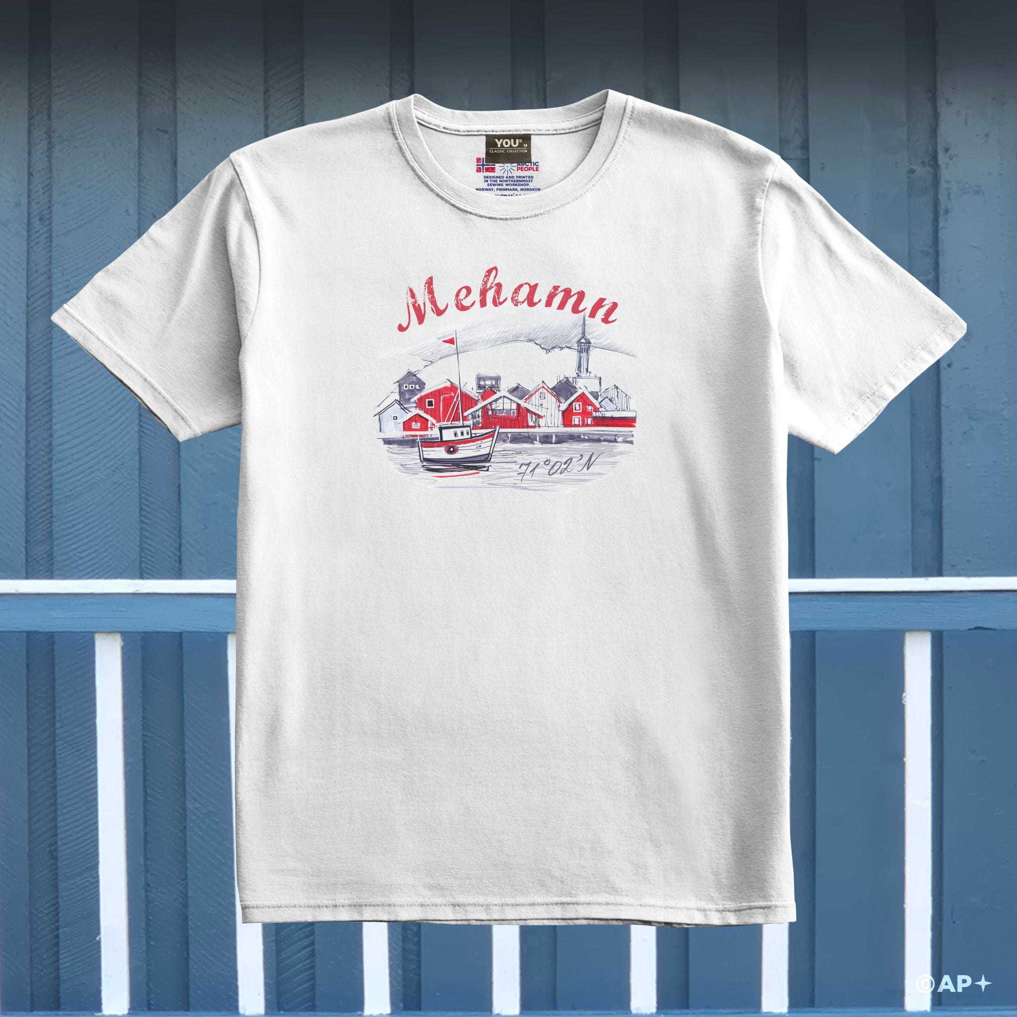 Mehamn – Kystgrafikk fra Nordkyn.