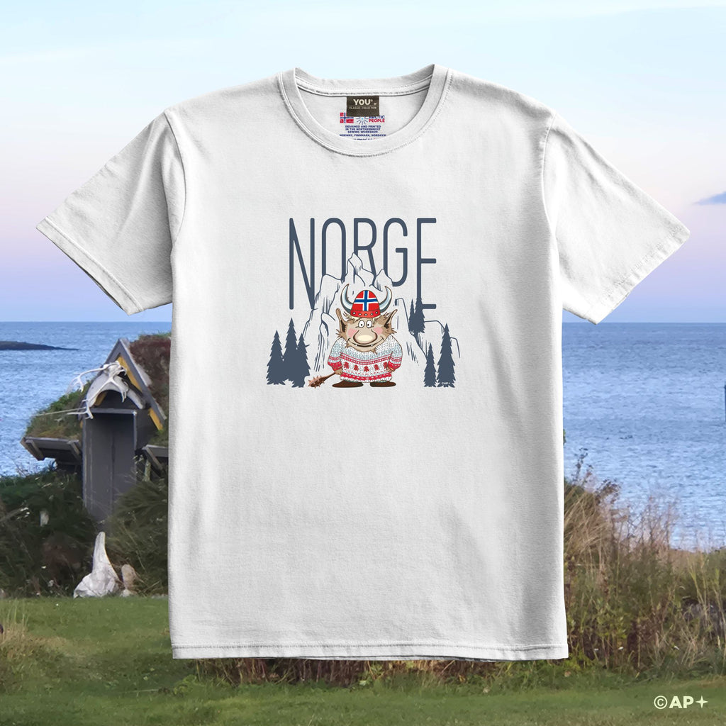 Cute Viking Troll – Norge T-Shirt