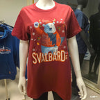 T-skjorte Isbjørn Svalbard 78°N julemotiv