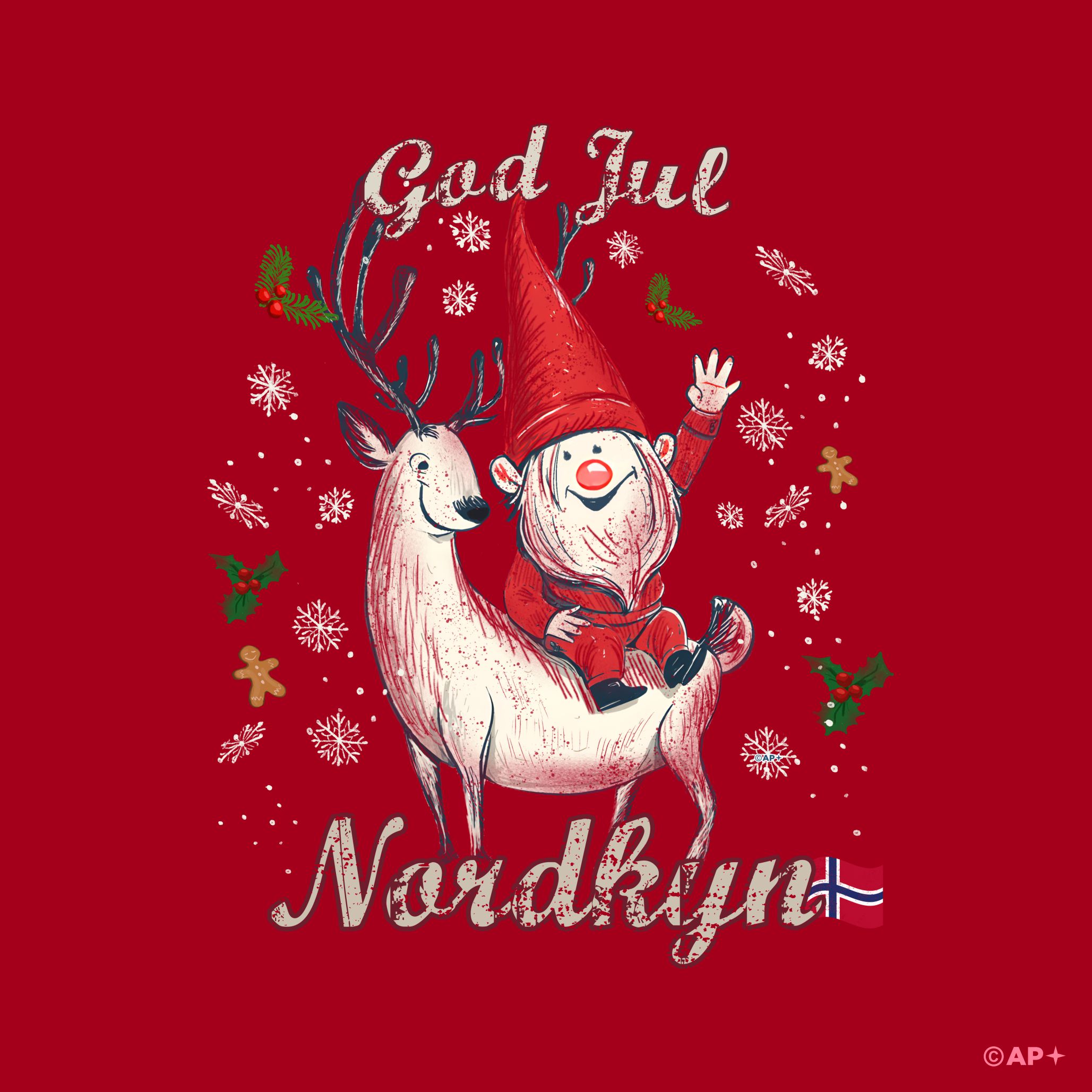 Nordkyn T-Skjorter GodJul-4-new