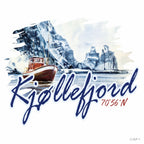 Kjøllefjord 70°56'N – Akvarell ved Finnkirka