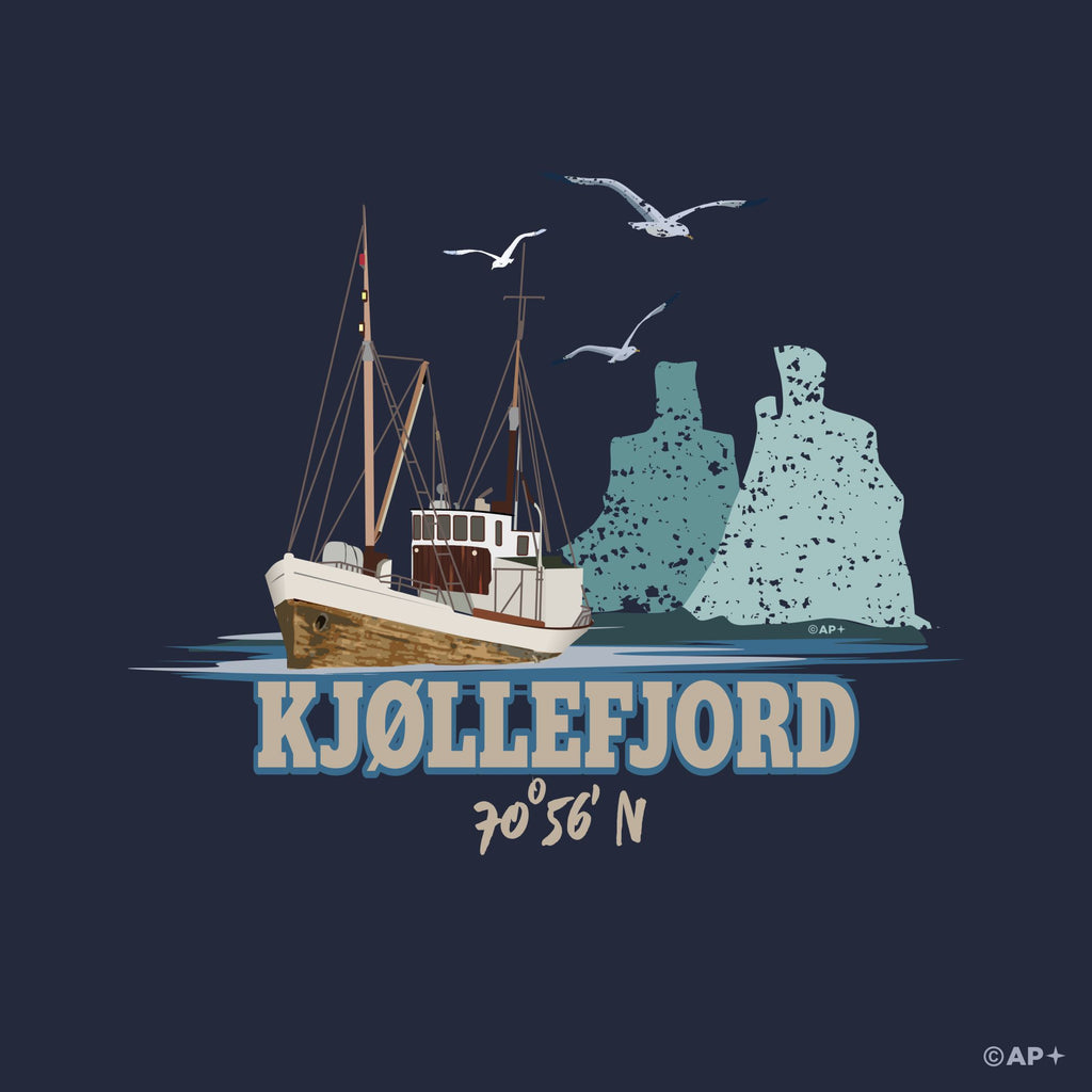 Kjøllefjord – Sjark ved Finnkirka