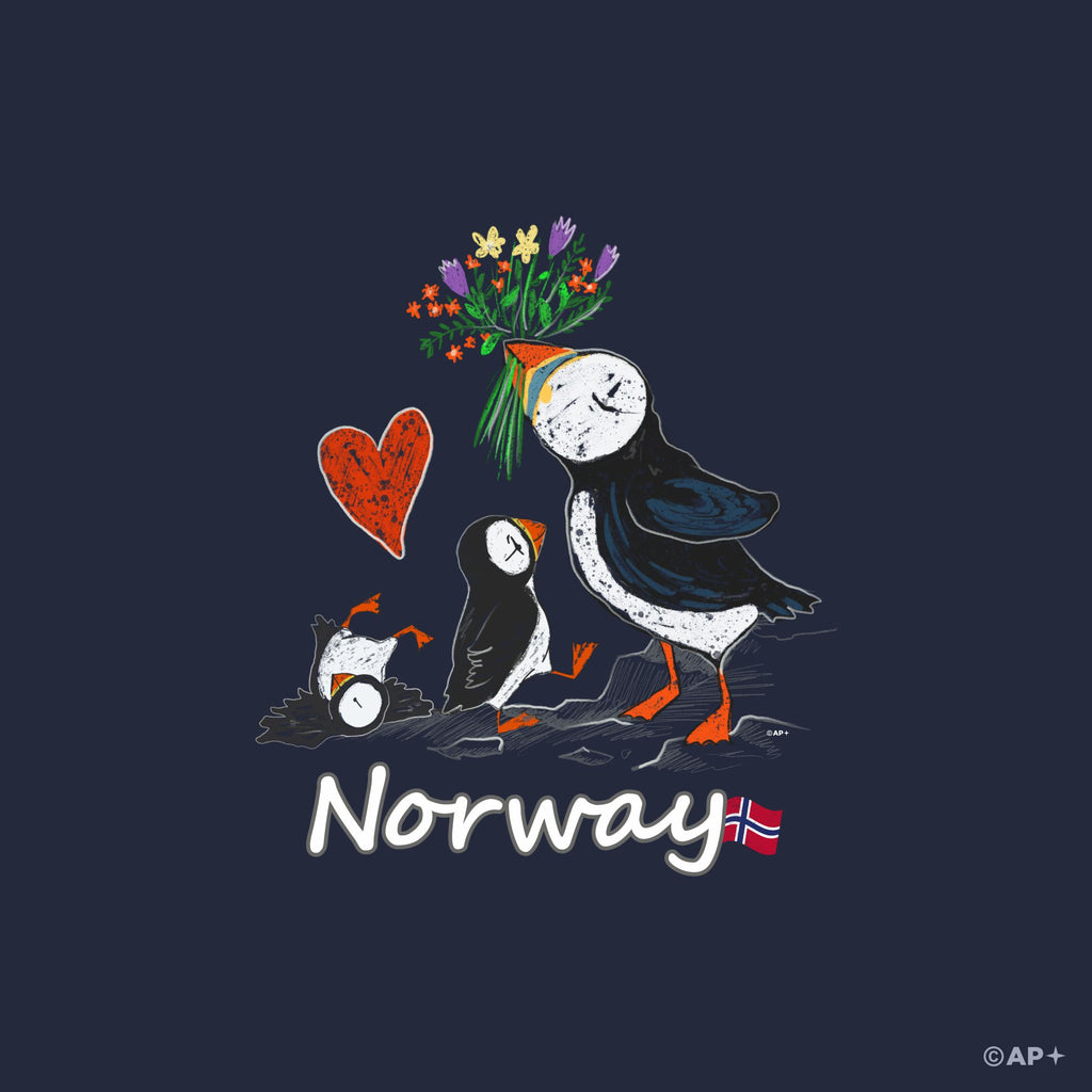 Norway Puffin Love T-Shirt