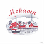 Mehamn – Kystgrafikk fra Nordkyn.