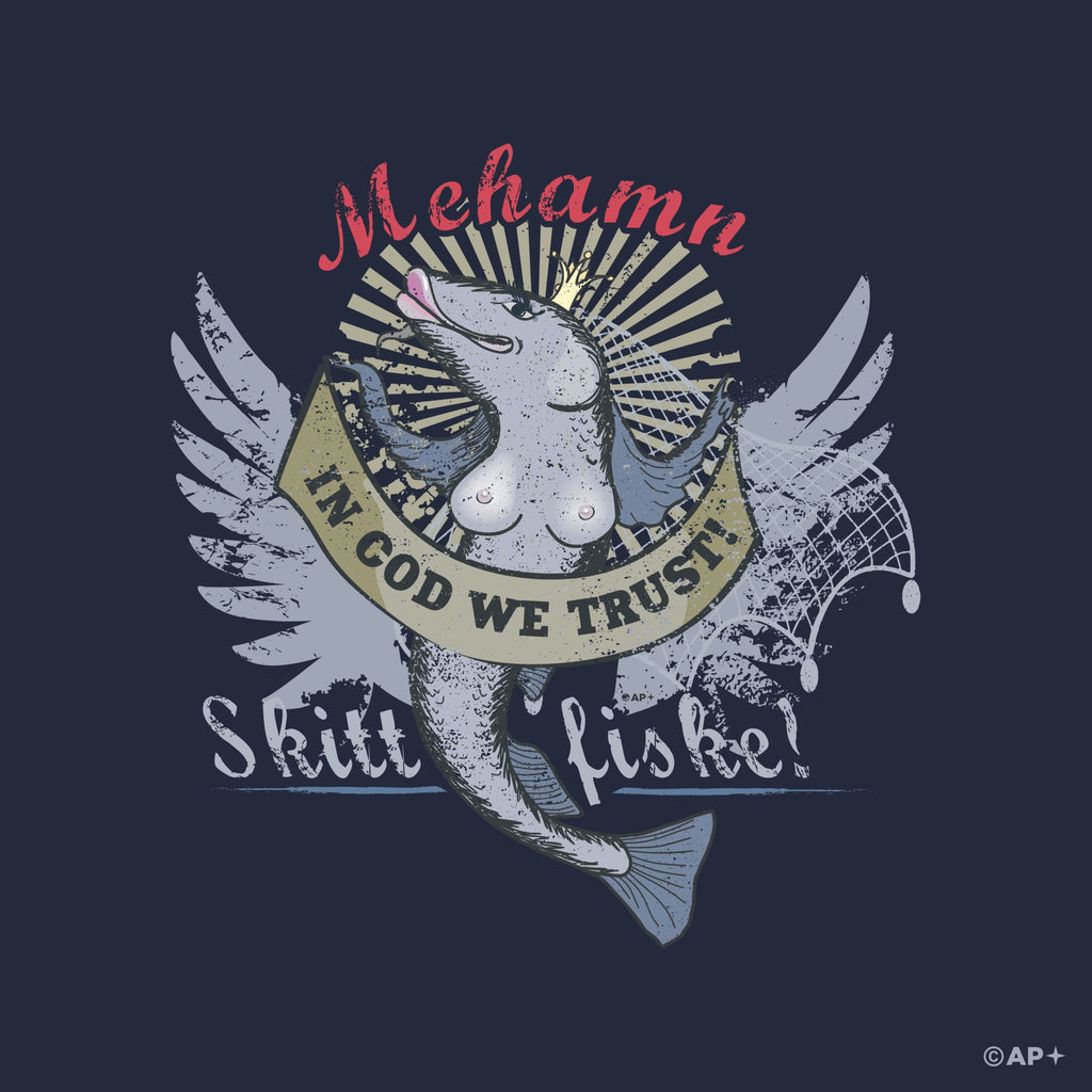 Mehamn T-skjorte – Skitt fiske!