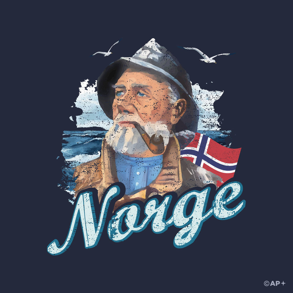 Norway Fisherman T-Shirt – Classic Coastal Souvenir