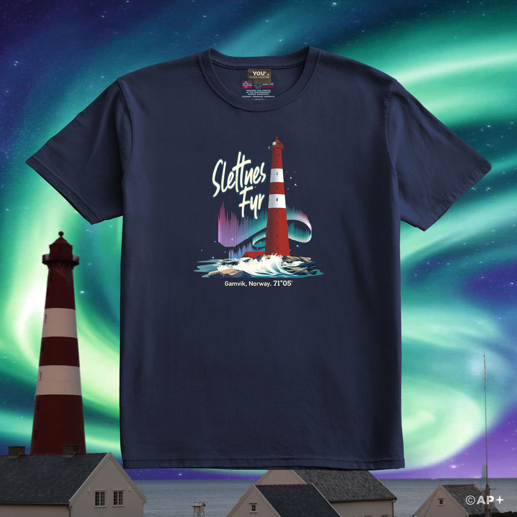 Slettnes fyr – Nordlys 71°05'