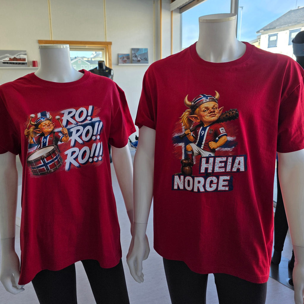 Heia Norge and Ro! Ro!! Ro!!! supporter T-shirt collection