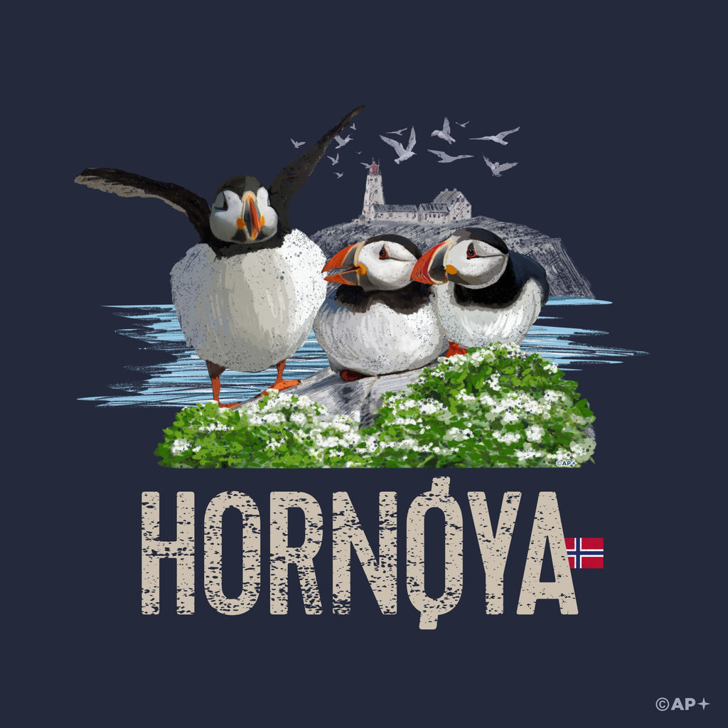 Hornøya lundefugl T-skjorte
