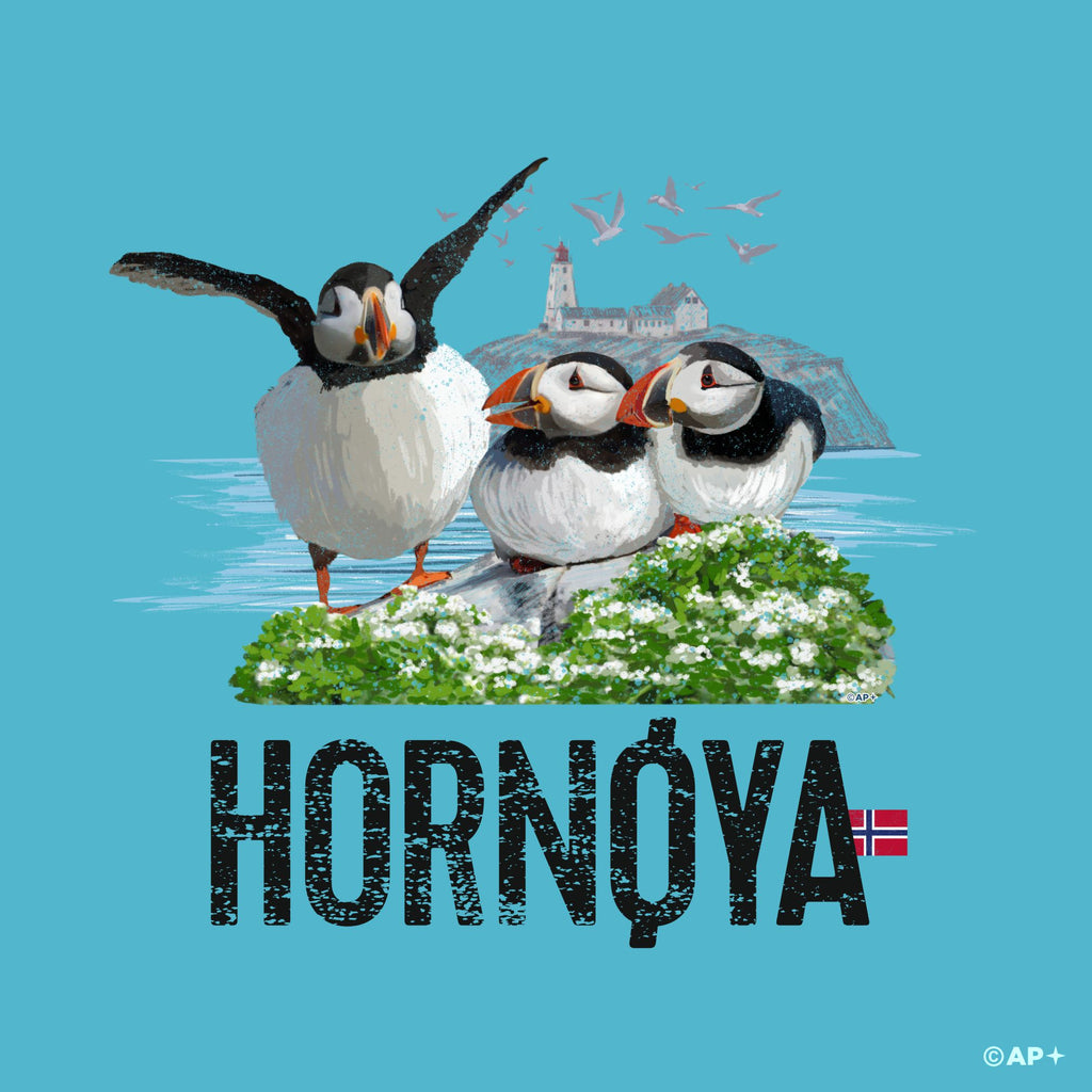 Hornøya lundefugl T-skjorte