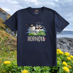 Lundefugl motiv T-skjorte – Hornøya, Varanger, Finnmark