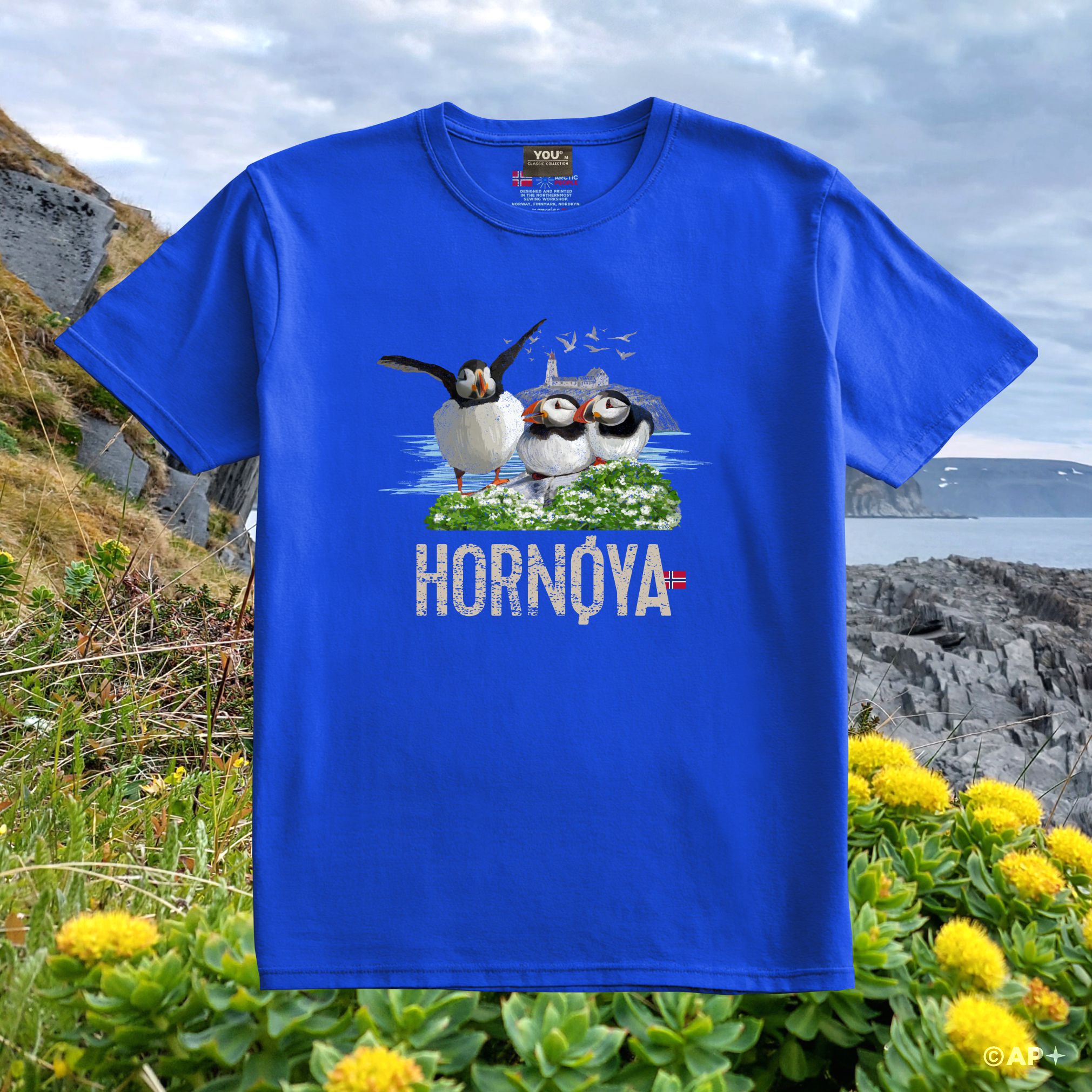 Hornøya lundefugl T-skjorte