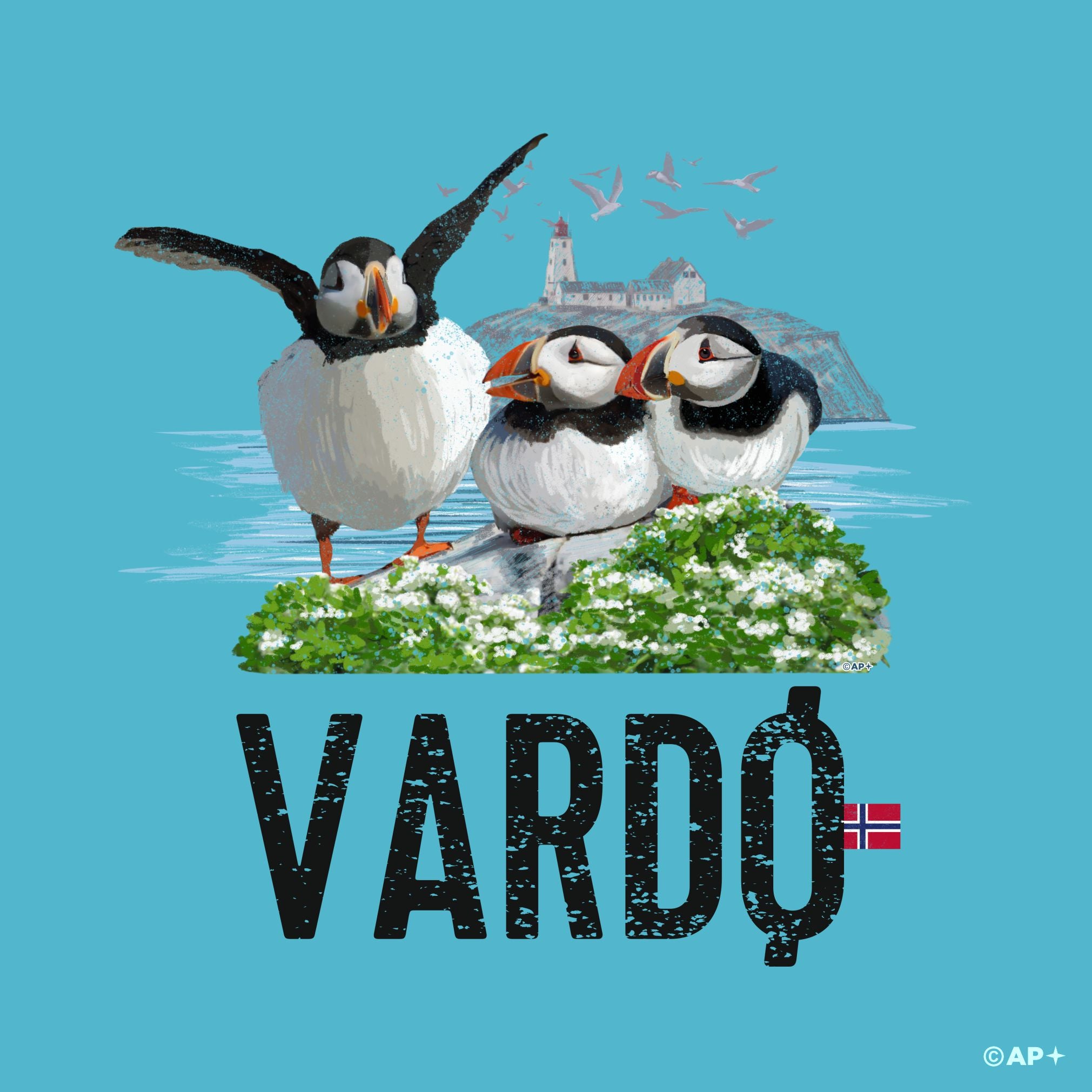 Vardø lundefugl T-skjorte
