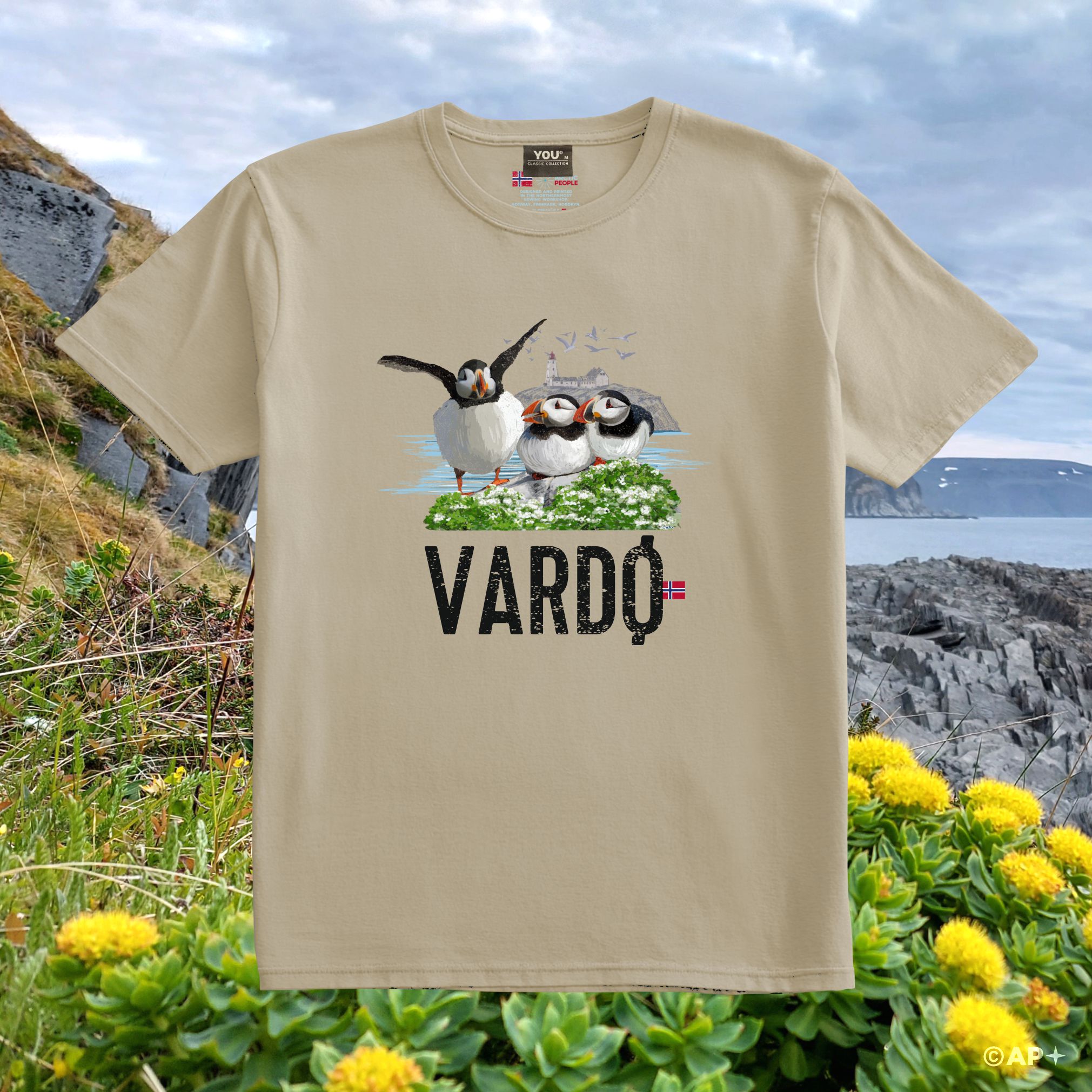 Vardø lundefugl T-skjorte