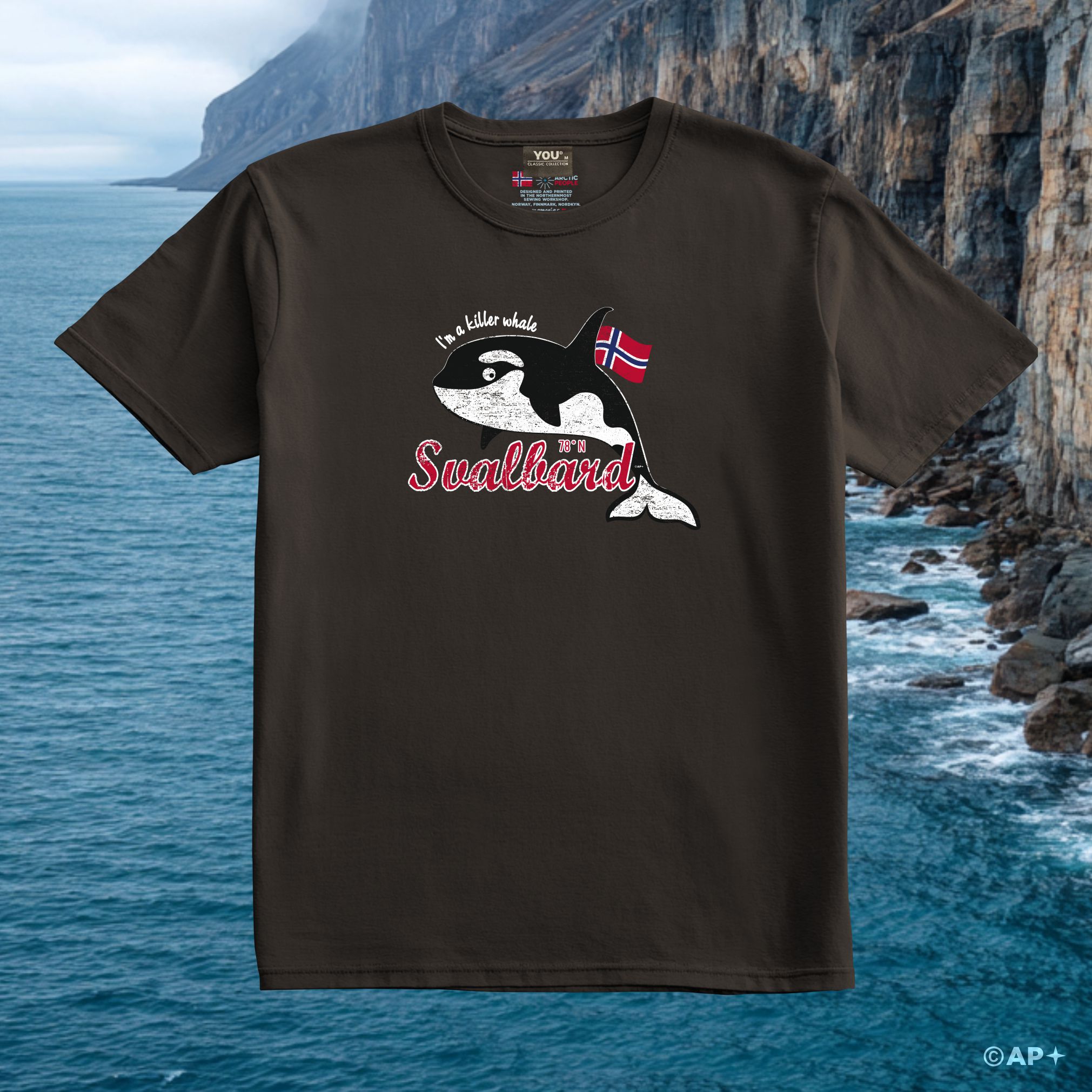 Spekkhogger-motiv T-skjorte – Svalbard, Arktis