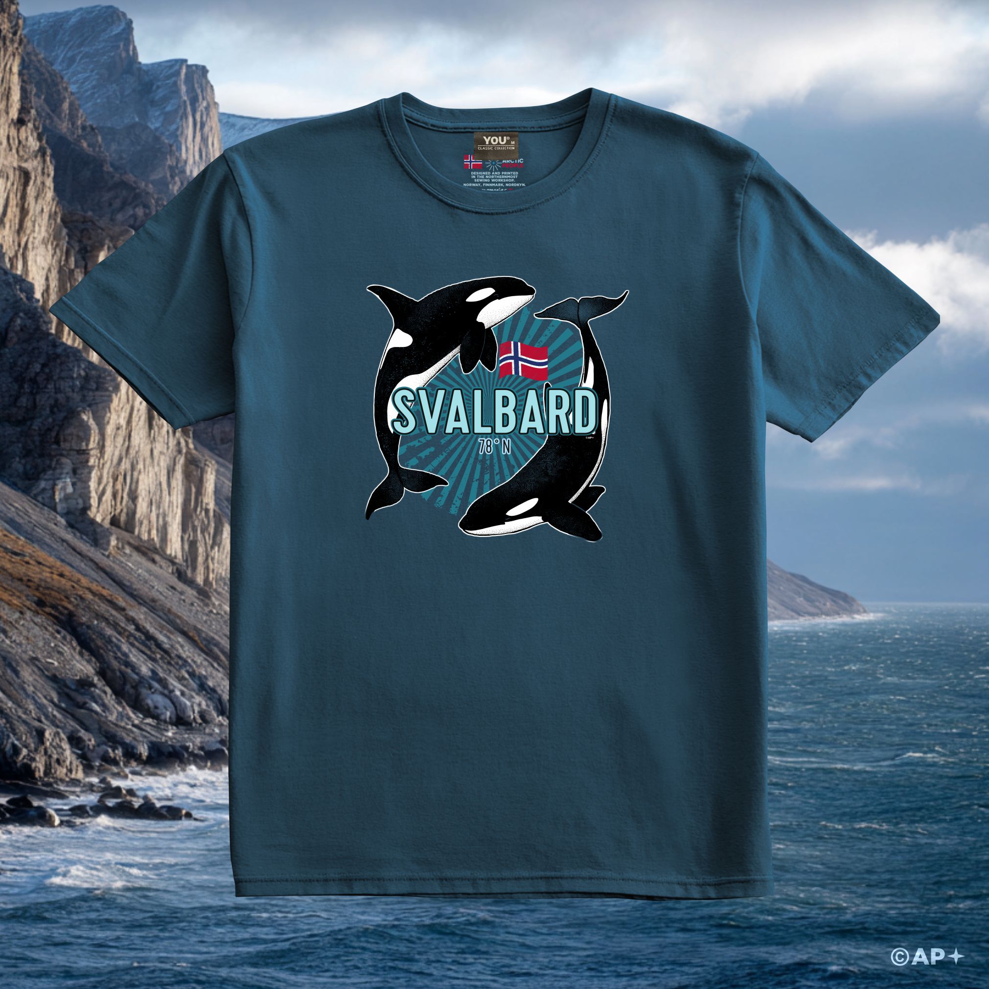 Spekkhogger-motiv T-skjorte – Svalbard, Arktis