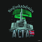 Nordlyskatedralen Alta – Nordlys over Kirken