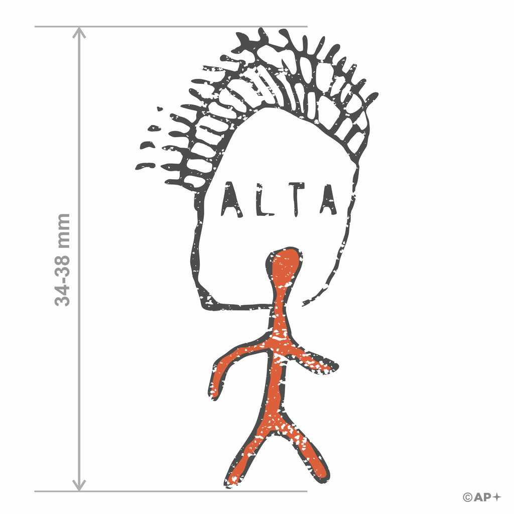 T-skjorte Alta helleristning