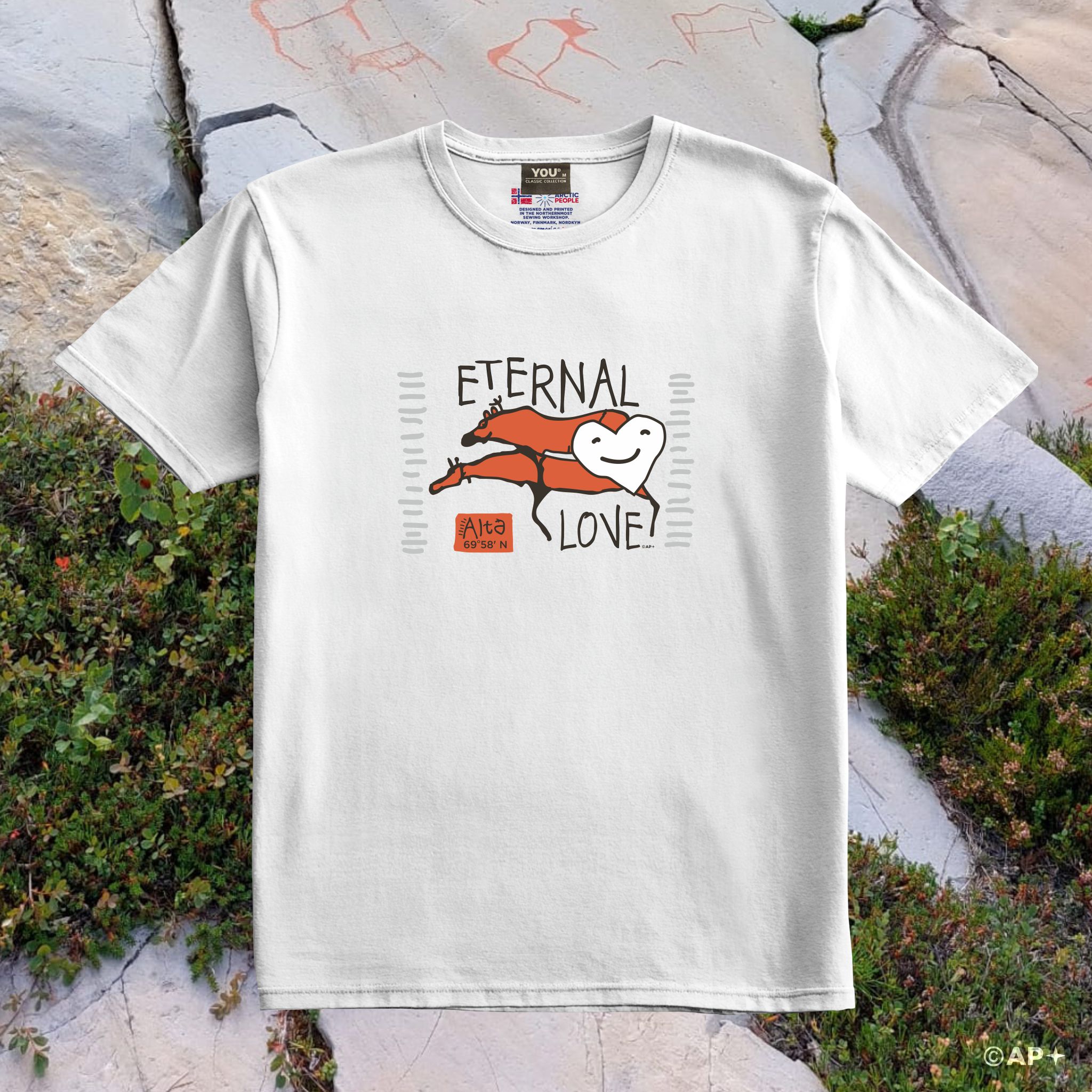 T-skjorte Alta evig kjærlighet
