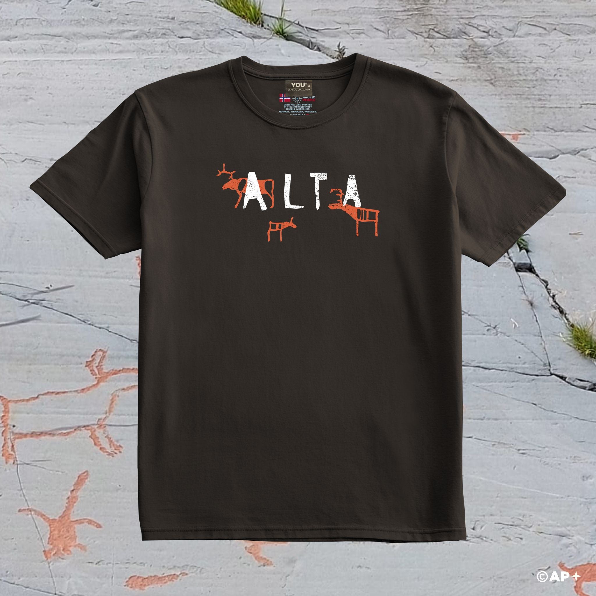 Alta bergkunst T-skjorte