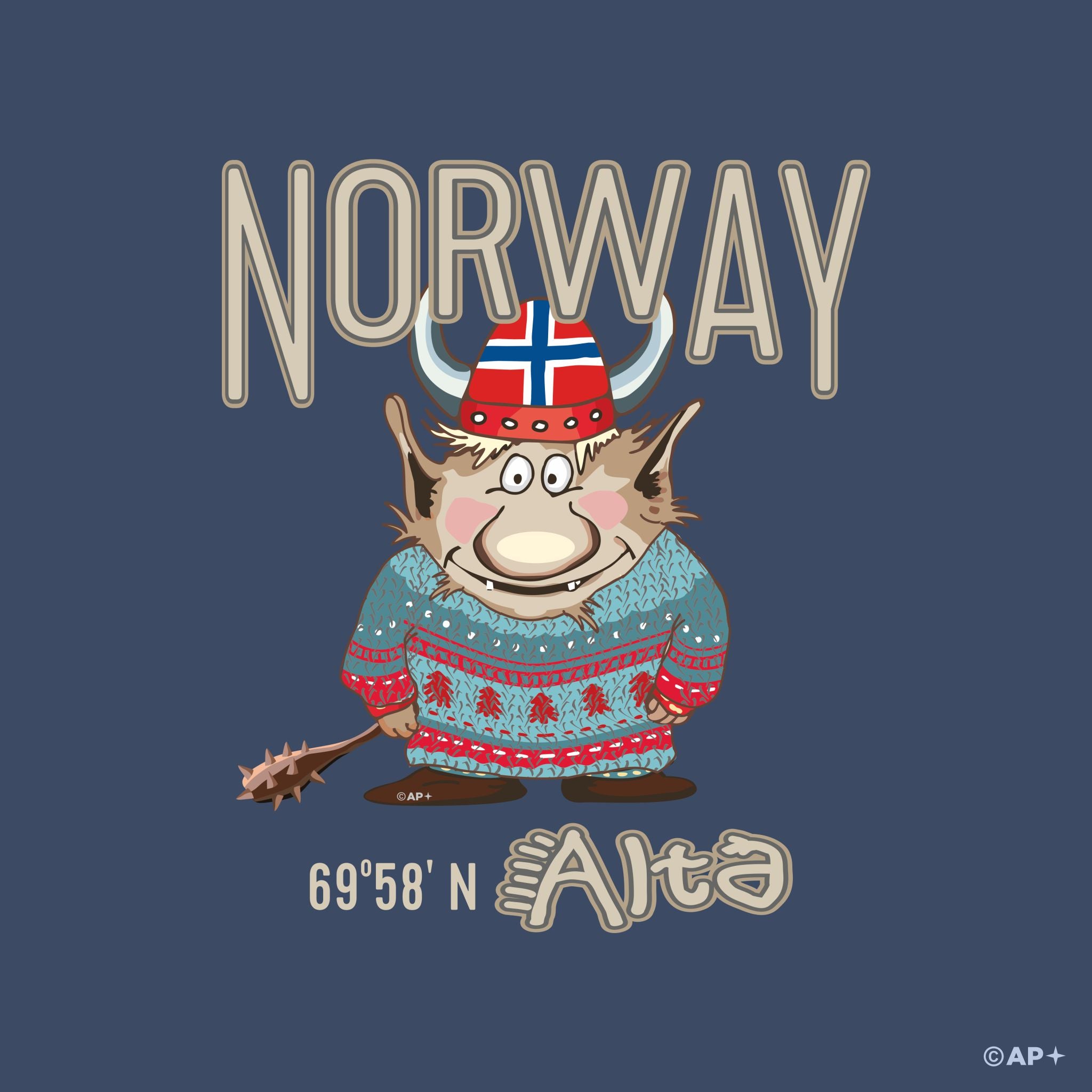 Trollviking fra Alta – Norsk Tradisjon & Humo