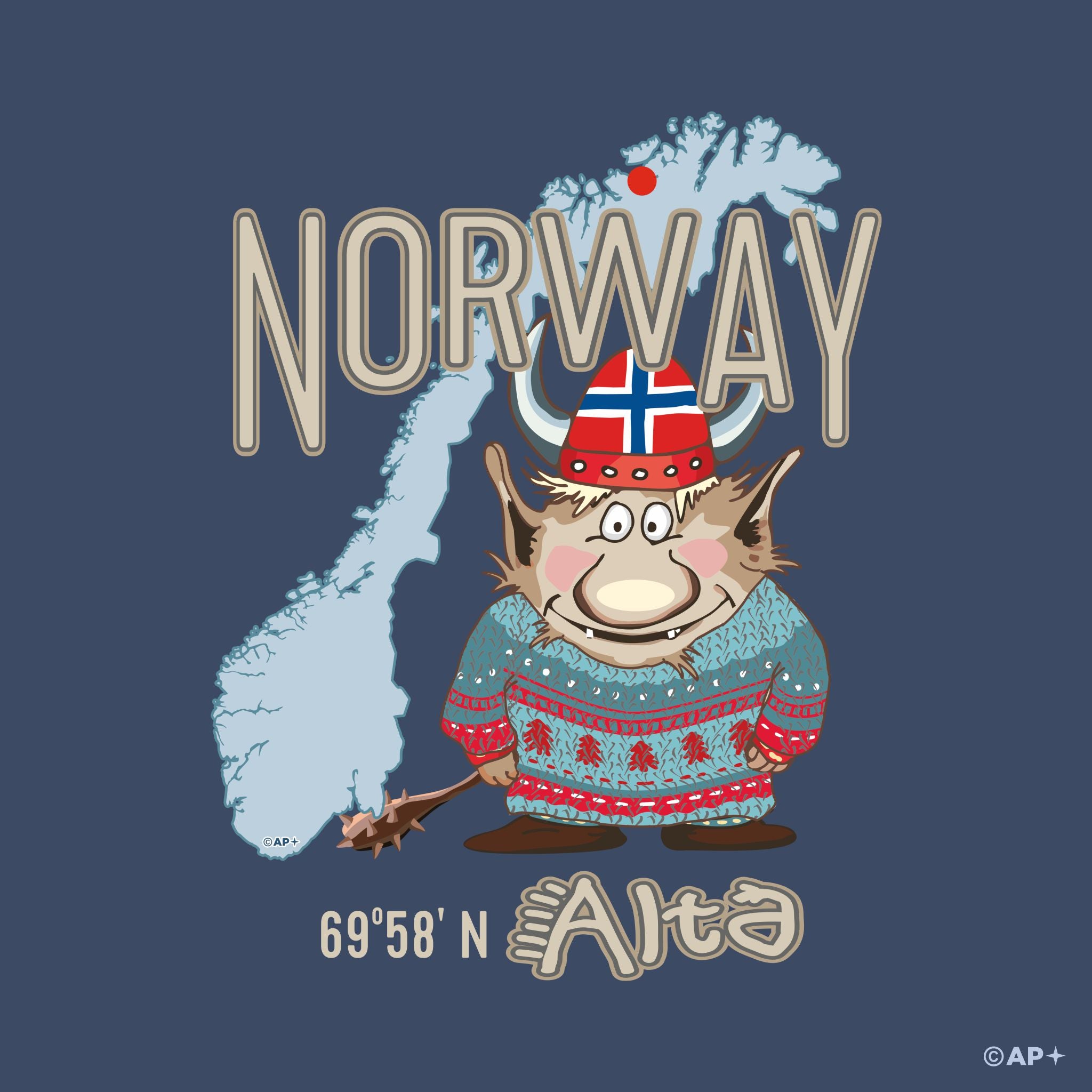 Alta Troll & Norgekart