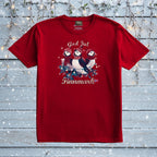 Lundefugl T-skjorte – arktisk jul Finnmark