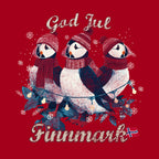 Lundefugl T-skjorte – arktisk jul Finnmark