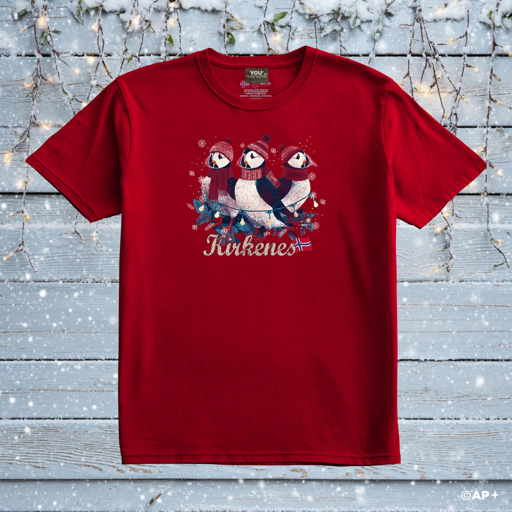T-skjorte med lundefugl Kirkenes