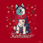 Husky jule-T-skjorte fra Kirkenes