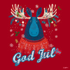 T-skjorte God Jul elg julestemning