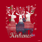Jule-T-skjorte Kirkenes reinsdyr