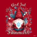 T-skjorte God Jul Finnmark julenisse