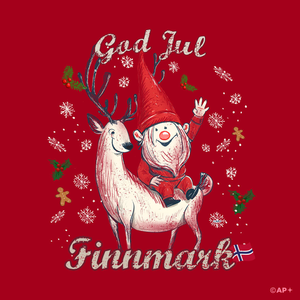 T-skjorte Julenissen i Finnmark