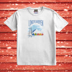 Spisshusene i Longyearbyen hvit