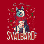Svalbard Husky Christmas T-shirt 78°N