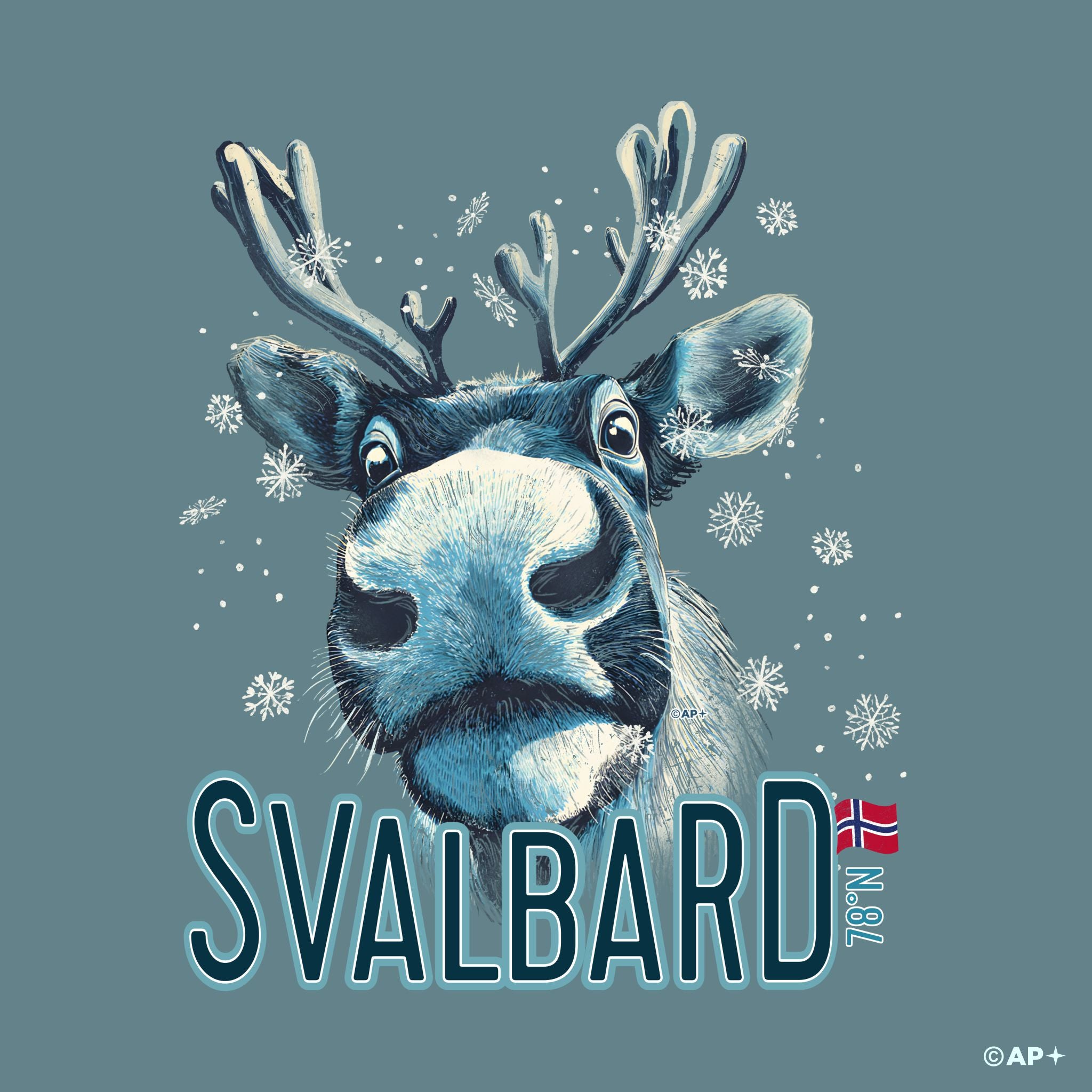 Svalbard Reindeer — Nose-to-Nose Edition