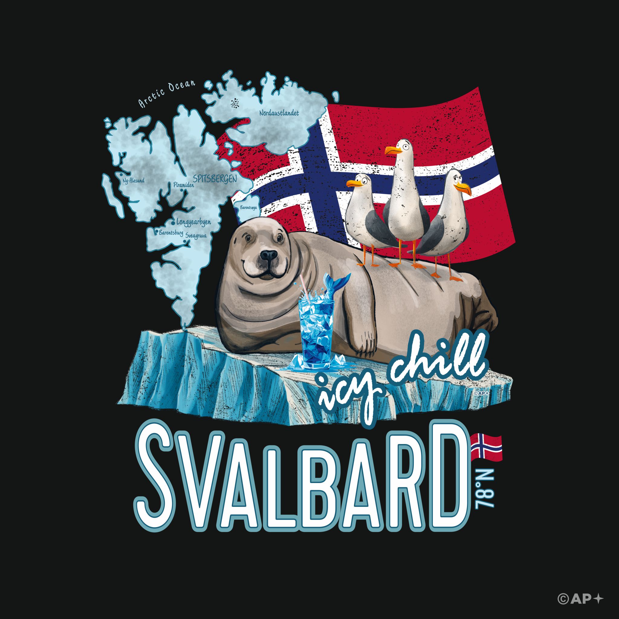 Icy Chill Seal – Svalbard Arctic Humor